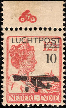 Dutch stamp with printers' sign