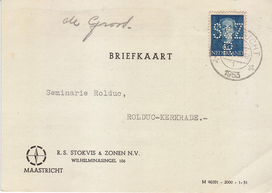 postcard Stokvis Rotterdam
