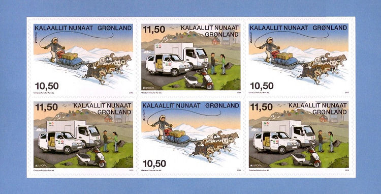 Stamp booklet with Europe stamps 2013 Greenland