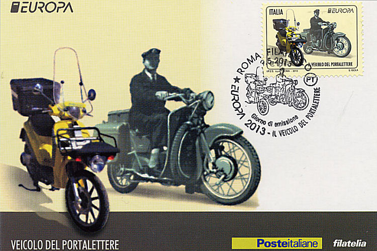 FDC Europe stamp 2013 Italy