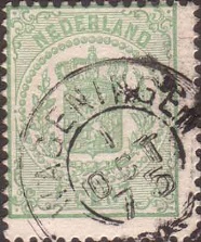 Stamp image shifted to the left and up