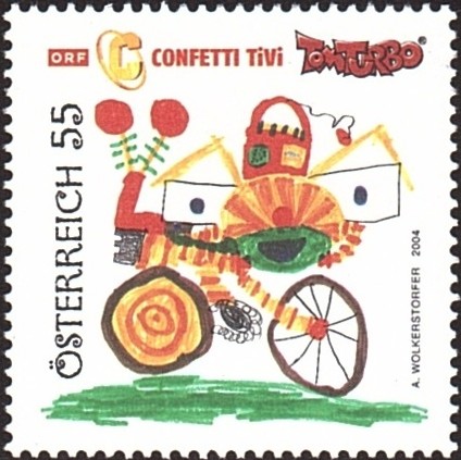 Stamp Austria with Tom Turbo