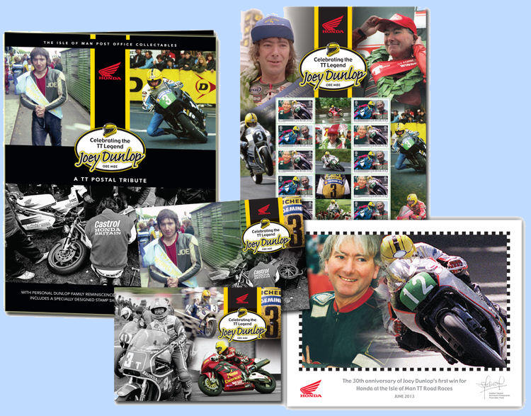 Isle of Man - 2e folder Joey Dunlop met speciale foto