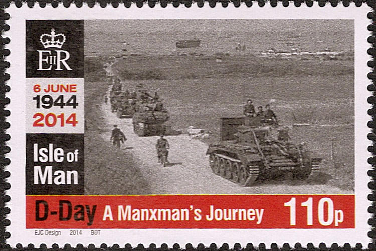 Stamp Man on the occasion of D-Day