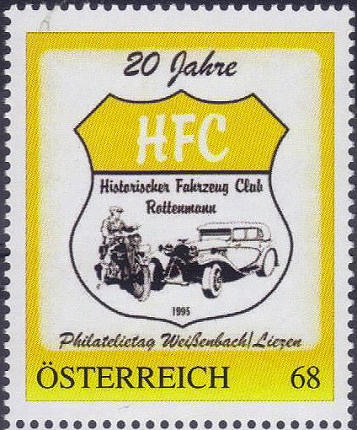 Stamp on the occasion of Grosstauschtag Weissenbach/Liezen