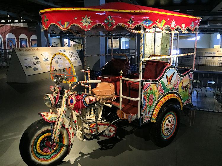 Motorized Rickshaw in Heritage Transport Museum, India