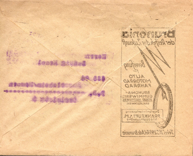 Postcheque envelop Duitsland