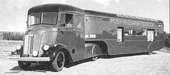 The mobile post office of 1939