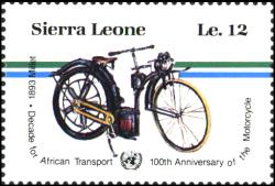 Sierra Leone stamp with Millet