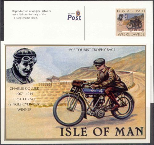 100 jaar Manx TT postkaart