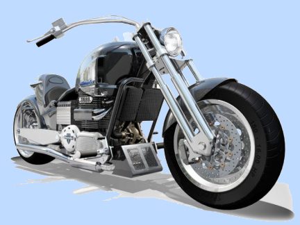 Neander Turbo Diesel motorcycle