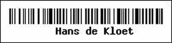 HdK barcode