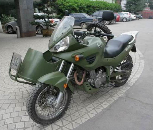 Jialing JH600 with sidecar in military trim