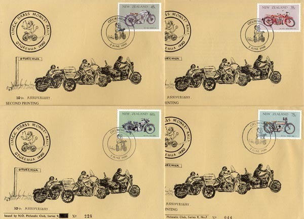 Envelopes with Monkey stamp
