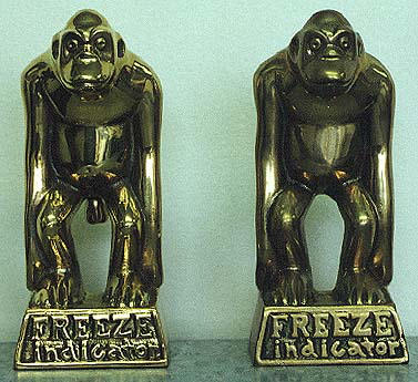 Brass Monkey statue