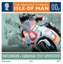 Stamp Greatest TT-races: 2010 Superstock TT
