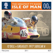 Stamp Greatest TT-races: 1977 Sidecar TT