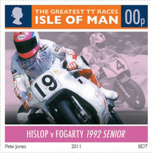 Stamp Greatest TT-races: 1992 Senior TT