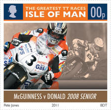 Stamp Greatest TT-races: 2008 Senior TT