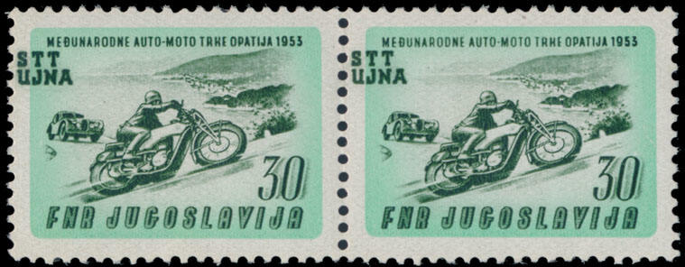 Stamps with erroneous imprint Triëst