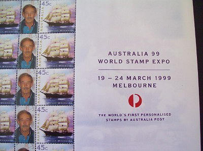 First personalized stamps - Australia 1999