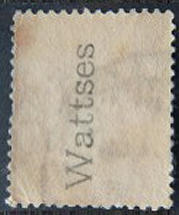 Postzegel met firmanaam-opdruk