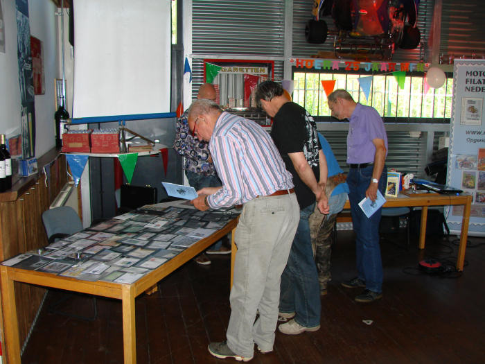 Everybody can pick his choice from a table filled with prizes