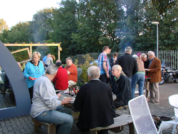 Een gezellige barbecue ter afsluiting