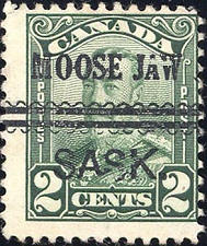 Pre-canceled stamp