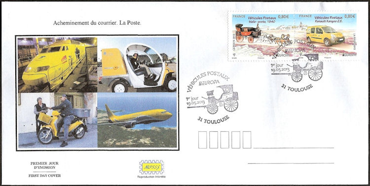 FDC Europe stamps 2013 France