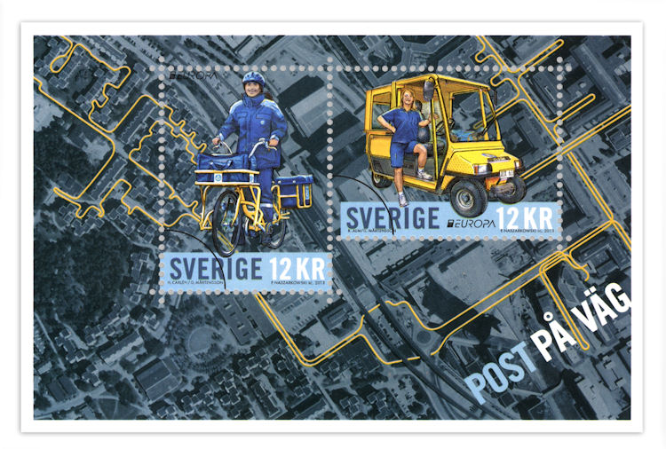 Block Europe stamps 2013 Sweden