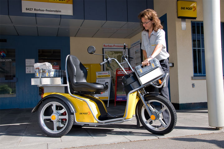 Kyburz DXP electric post 3-wheeler