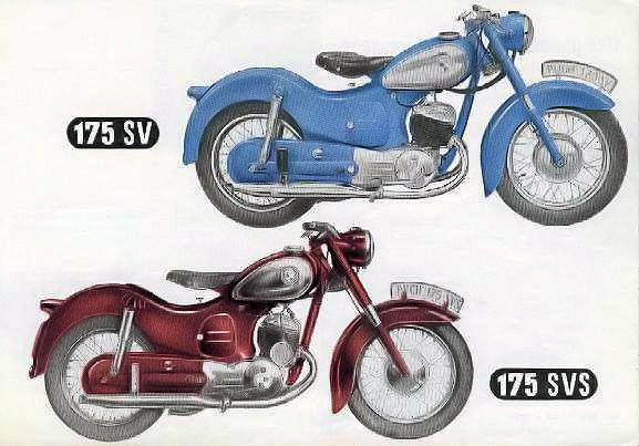 Folder van de Puch 175 SV