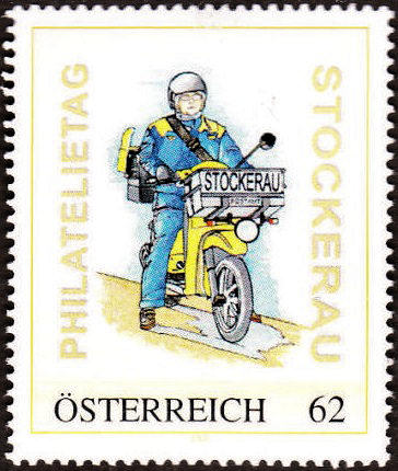 Zegel tgv. Philatelistentag in Stockerau