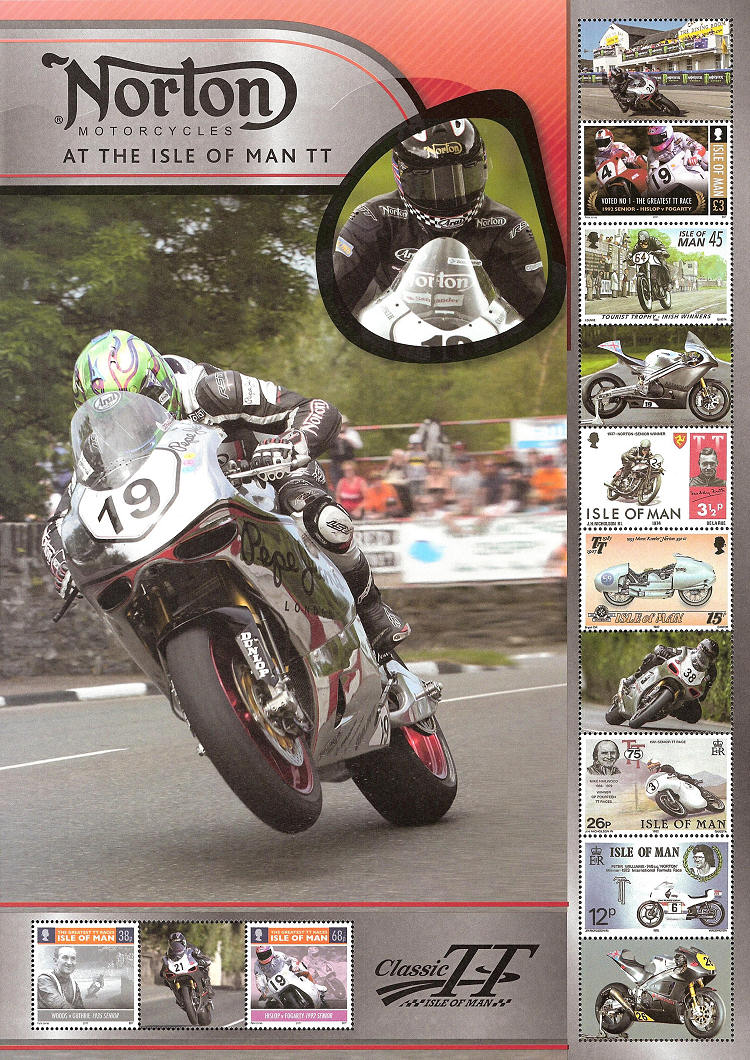 Norton Tribute blad Isle of Man