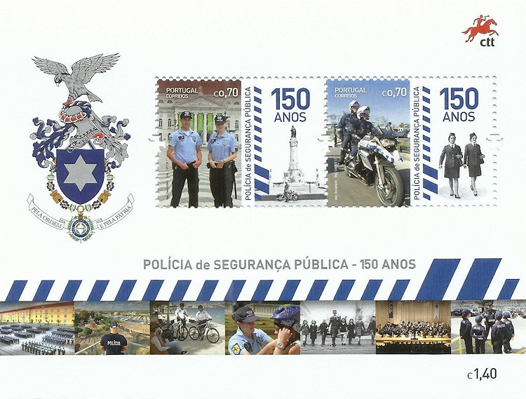Postzegel blok Portugal