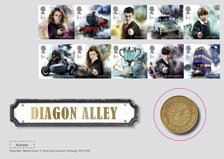 Harry Potter munt-FDC