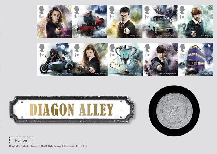 Harry Potter munt-FDC