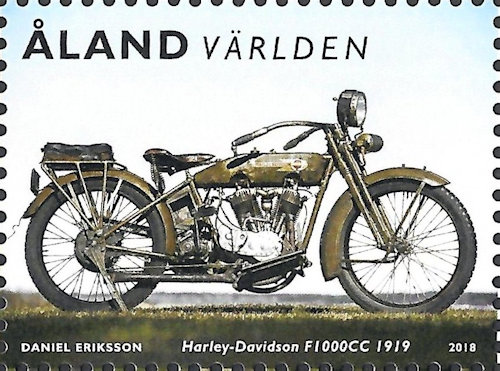 Motorpostzegel Åland
