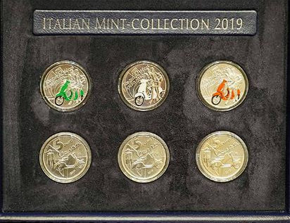 Munten Italië met Vespa