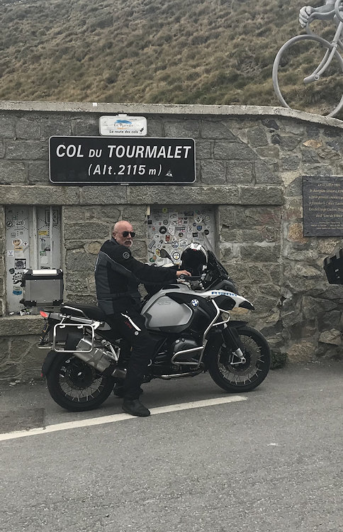 BMW R1200 GS Adventure op de Tourmalet