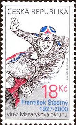 Poststempel Tshechië met afbeelding van Frantisek Stasny
