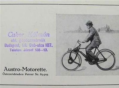 Reclame voor Austro-Motorette