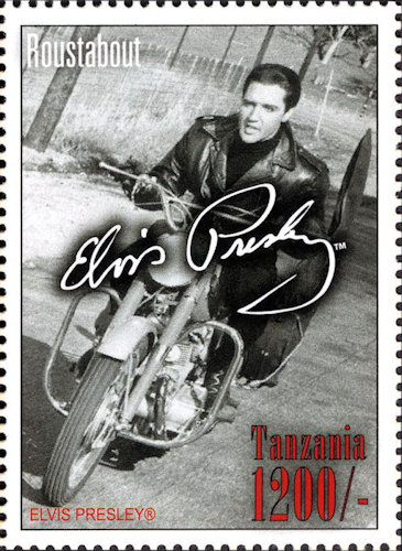 Postzegel Tanzania met Elvis