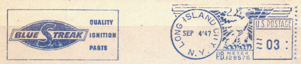 Spaanse Francotype frankeerstempeling