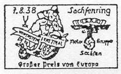 Stempel tgv. de races op de Sachsenring 