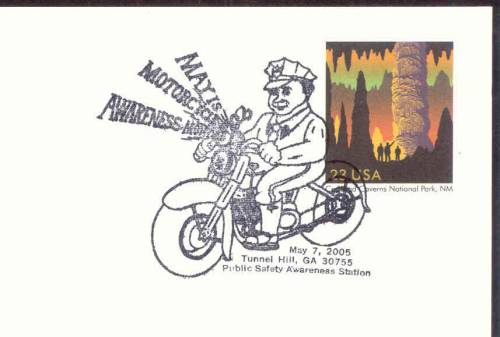 Stempel tgv. Motorcycle Awareness Day 2005