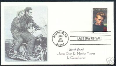 Last Day Cover met James Dean