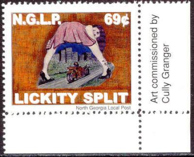 Lickity Split zegel van de NGLP