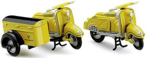 Scootermodellen van de Zündapp Bella en een Heinkeltje